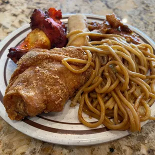 chicken wings and fried chicken, food