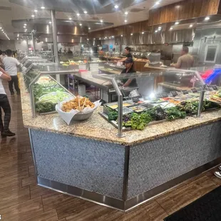 Salad station