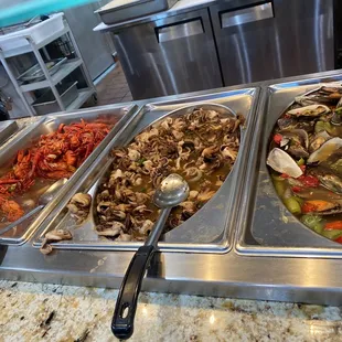 Section of food.