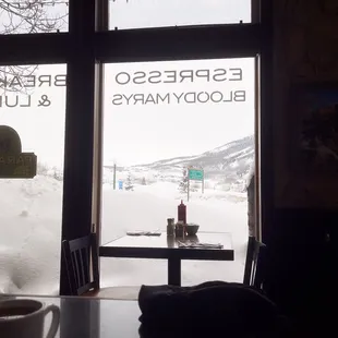 High table by the window :)