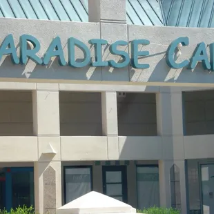 outside