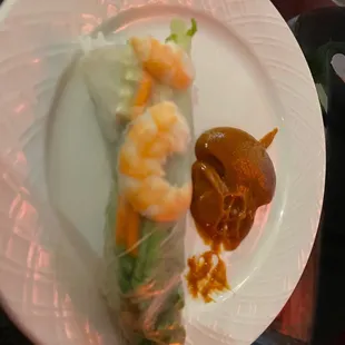 Yummy spring rolls!