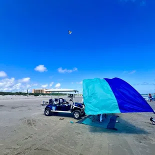 Perfect for bouncing around the beach.