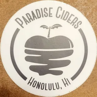 Sticker $3.00 (05/20/23). @ParadiseCiders #Mililani #Oahu #Hawaii #Cidery #Ciders