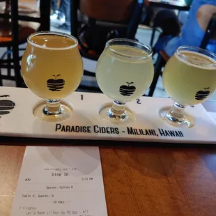 Cider Flight