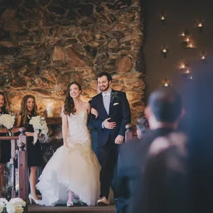 We had our ceremony indoors and loved how intimate it was!