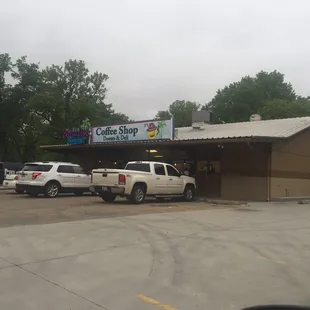 The outside of the building