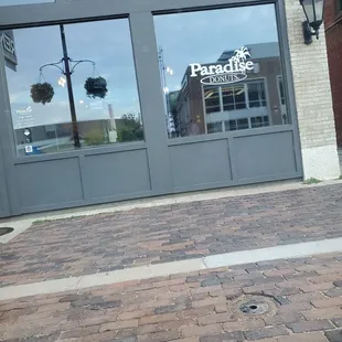 the front of a restaurant