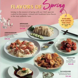 Spring Chef Specials
