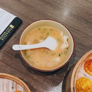 C5. Vegetable Wonton in Thick Vegan Soup