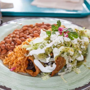 Chile Verde Chicken Flautas 4/5