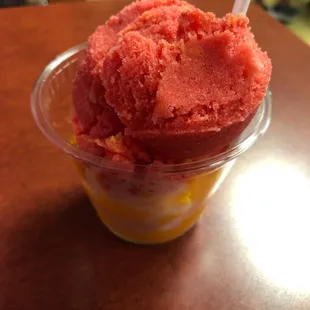 Mango strawberry. Mexican style