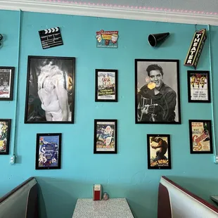 Love the pictures on the wall