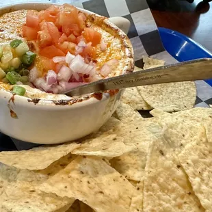 Creamy Crab Dip with Tortilla Chips