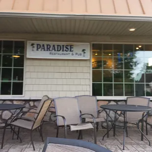 This is a nice quiet place during the dqy. They have a stage area for gigs.