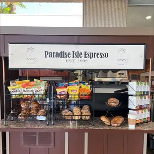 the breakfast counter