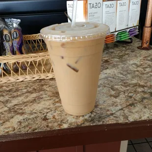 Triple shot iced latte