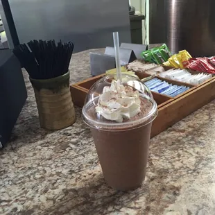 Mocha Granita with Whip....hell yeah! Bold coffee flavor but smooth and creamy!