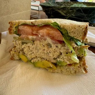 Perfect Avocado Tuna Sandwich