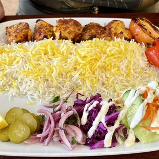 Chicken Kabob Plate