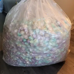 My custom jumbo bag order (50 quarts).
