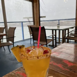 &quot;Pain killer&quot; cocktail is so good! Just needs an