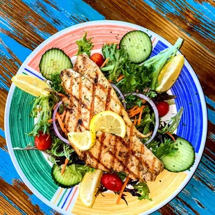 Grilled Snapper Salad