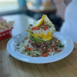 Crab stack was great. Lots of crab &amp; everything was fresh