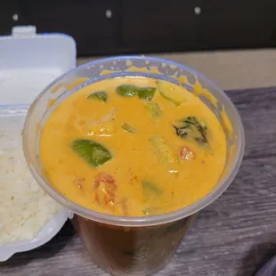 Curry for the half duck curry.