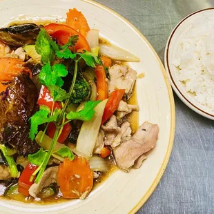 Thai Spices Basil with Pork