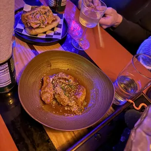 Damned Dumplings ($10) and Kappa Krab Roll ($15)