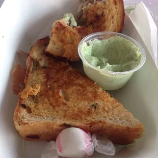 The carnitas grilled cheese is a must!