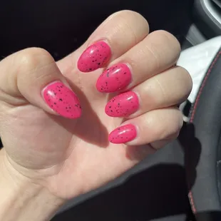 Quail egg design, soft almond shape