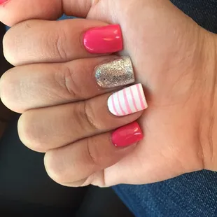 The nails the gentlemen did.