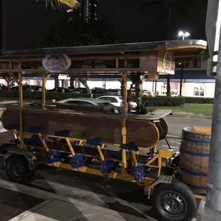 Our ride for the night....