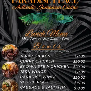 Bowl Specials