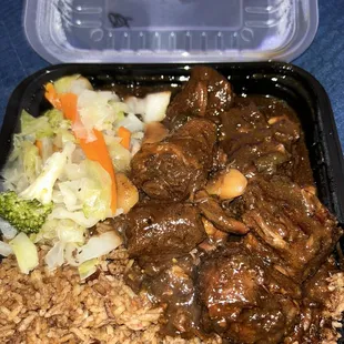 Oxtail dinner