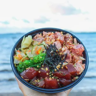 2 choice poke bowl
