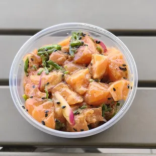 Truffle Ponzu Salmon Poke