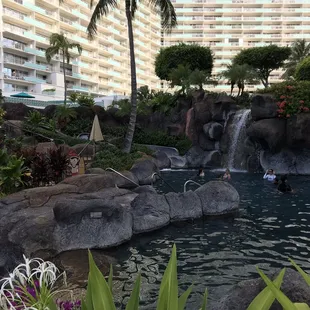 Waterfalll and slides