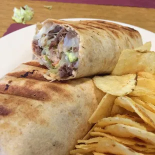 Philly Cheesesteak Wrap