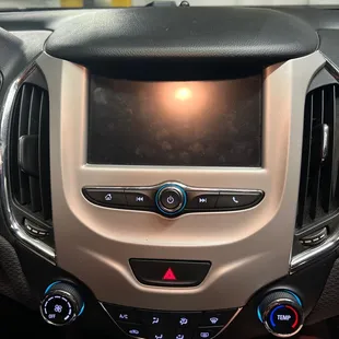 Excellent dash. Backup camera and connects to phone for directions and music.