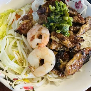 #27 BBQ pork and shrimp