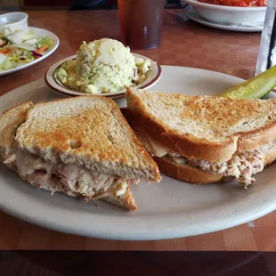Tuna Melt with Swiss on Rye