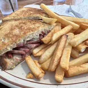 Corned Beef and Swiss sandwich