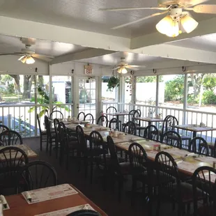 Paradise restaurant patio