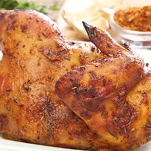 Half roasted chicken