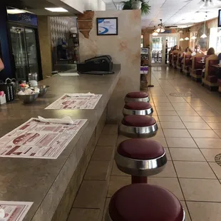 sushi and sashimi, interior