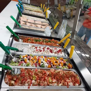 Barra de ensaladas