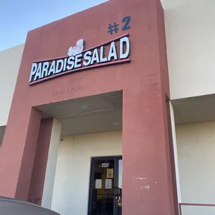 The entrance to the building, pay them a visit, the courteous lady mentioned that the menu changes daily so there&apos;s no take-out menus.